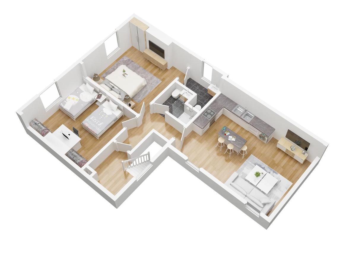 The Nutcracker Suite - Self Check-In, Self-Catering Apartment For East Midlands Airport Kegworth Eksteriør billede